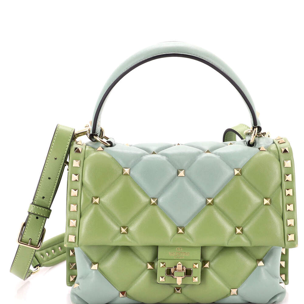 Valentino Garavani Medium Candystud Top Handle Bag